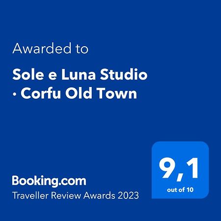 Sole E Luna Studio - Corfu Old Town Exteriör bild